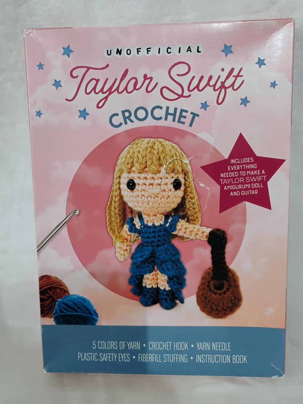 Taylor Swift Crochet Kit Doll & Guitar Yarn Craft Unofficial‎ Swiftie NEW O